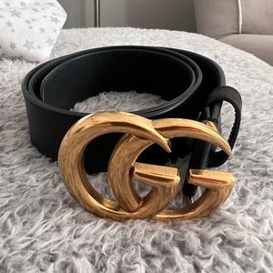 GUCCI GG Leather Belt 85cm 34in LIKE NEW